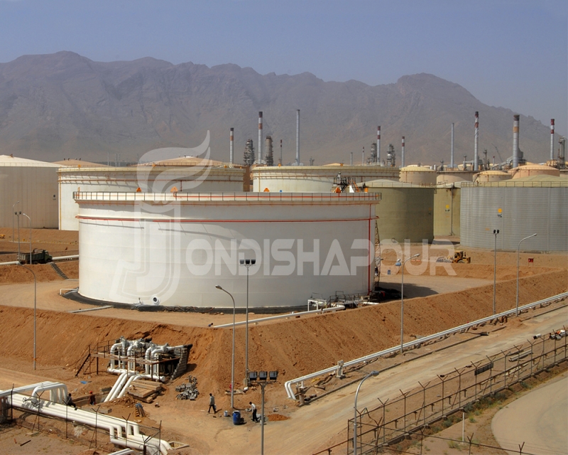Storage tanks Construction Project in Isfahan & Mashad (EPC)